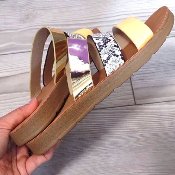 (74-2136) ๐ฅ3/$20๐ฅโ Depdream Flat Slide Sandals for Women Sz 38โ(7.5) - Picture 6 of 10
